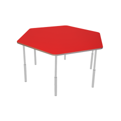 Stolik przedszkolny regulowany MARYSIA rozmiar 1-3 czerwony