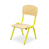 Krzesło przedszkolne KUBUŚ 0 żółte