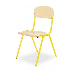 Krzesło przedszkolne KUBUŚ 2 żółte