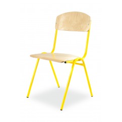 Krzesło przedszkolne KUBUŚ 3 żółte